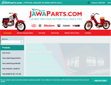 Tablet Screenshot of jawaparts.com